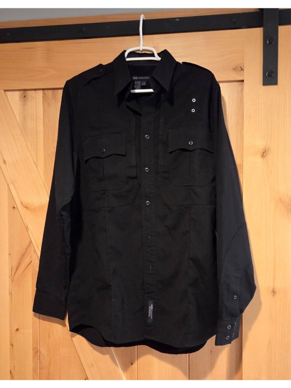 511 Tactical Series Shirt Men’s M Black Stryke Class PDU 72074 Center Zip